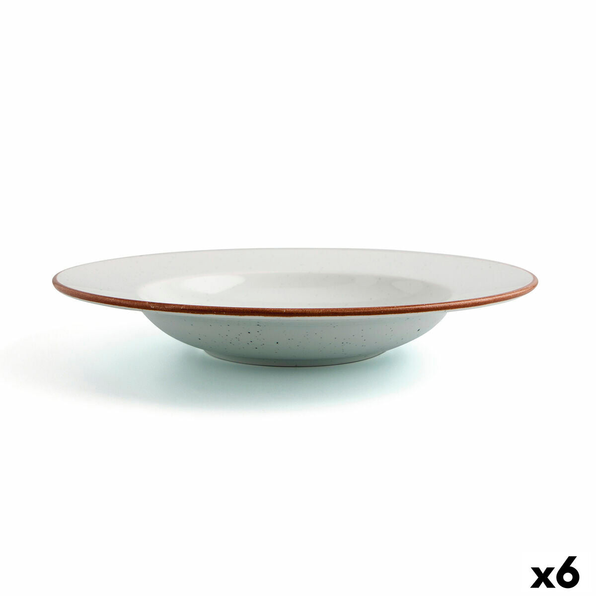 Syvä lautanen keraaminen beige Ø 26 cm, 6 kpl - ruokailuun & astiastoon, kotiin