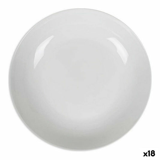 Syvä lautanen posliini Ø 21 cm, 18 kpl - Mobius, keitto- & pastalautasiksi