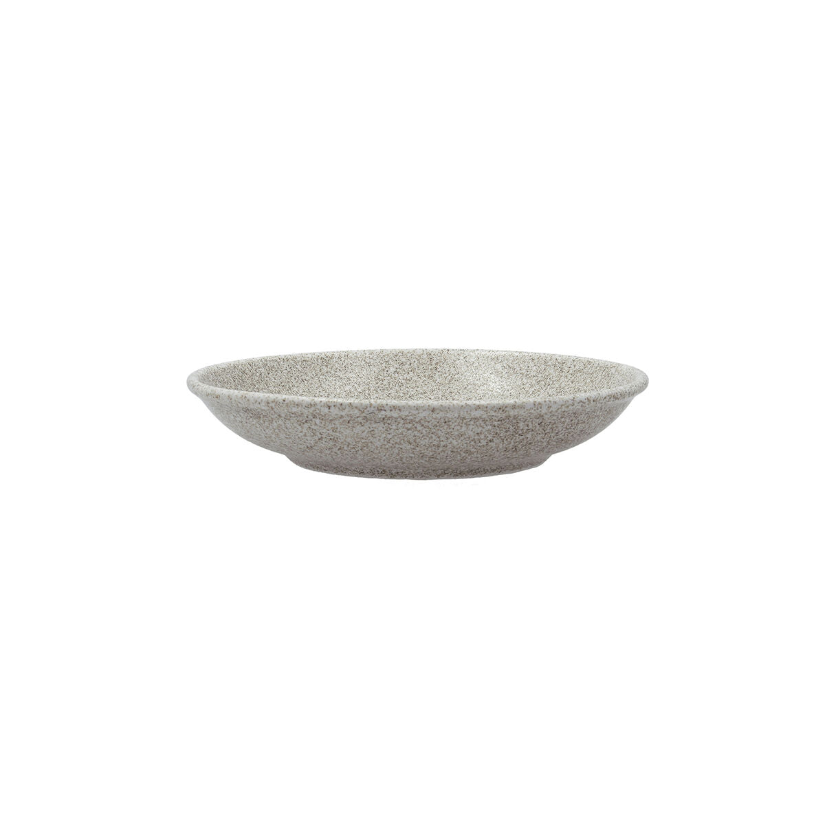 Syvät lautaset 20 cm, 6 kpl - beige keramiikka, pinottavat & mikroaaltouuniin sopivat