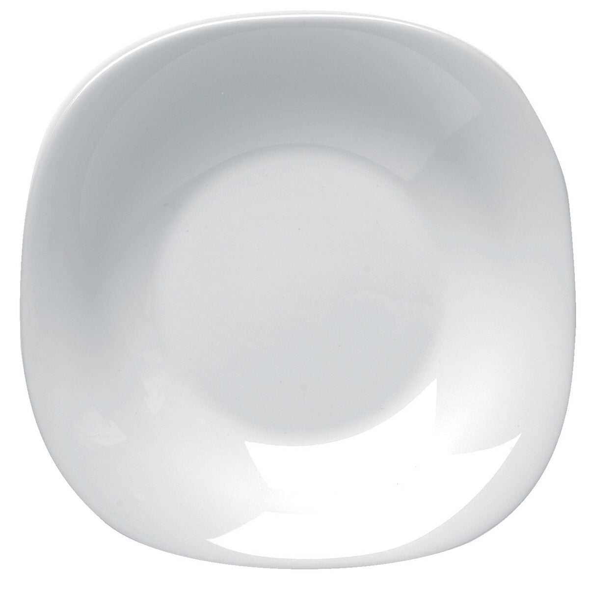 Syvät lautaset 23 cm, 24 kpl setti, kirkas lasi Parma-malli Bormioli Rocco