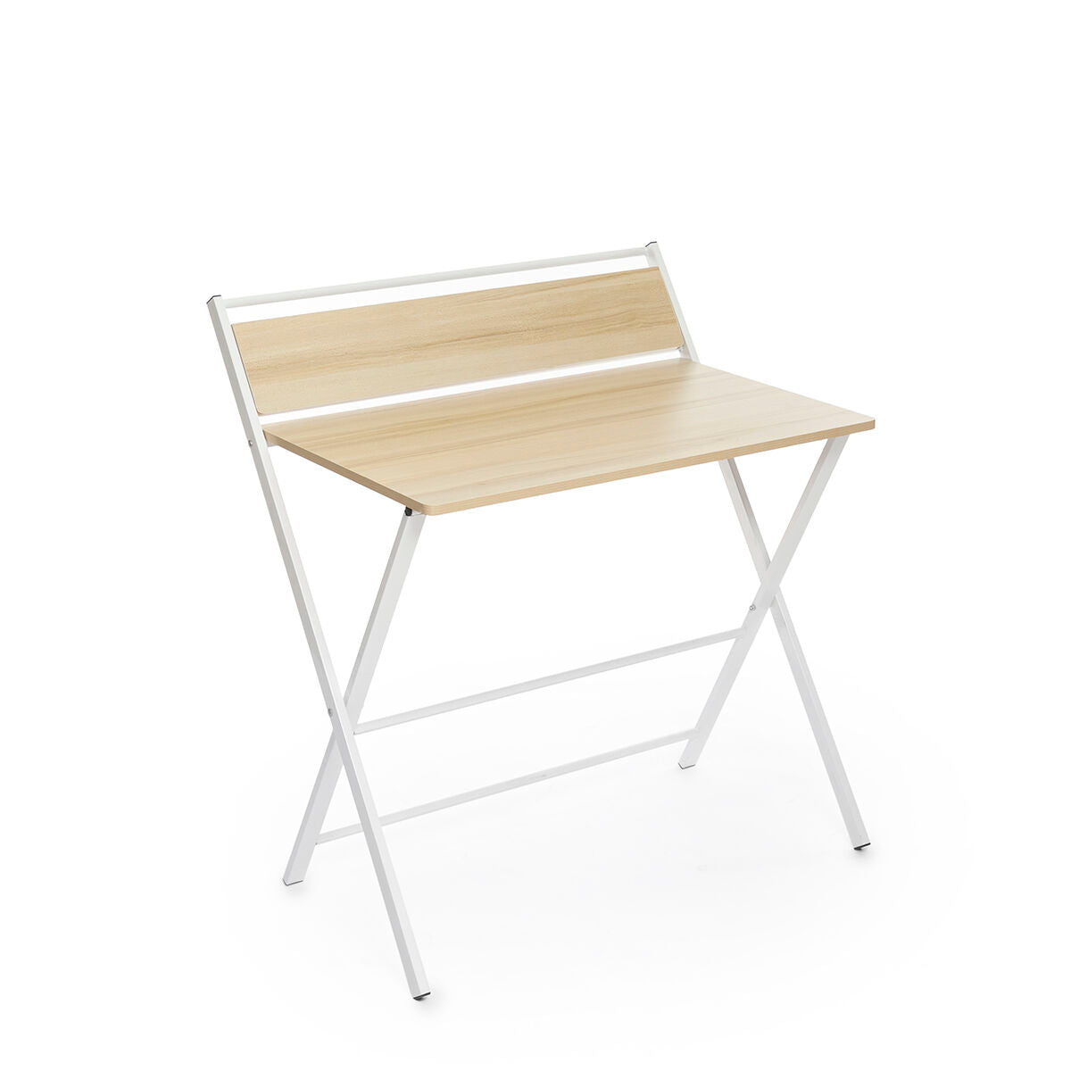 Taitettava työpöytä hyllyllä, tilaa säästävä, kantaa 50 kg - mini kotitoimistoon