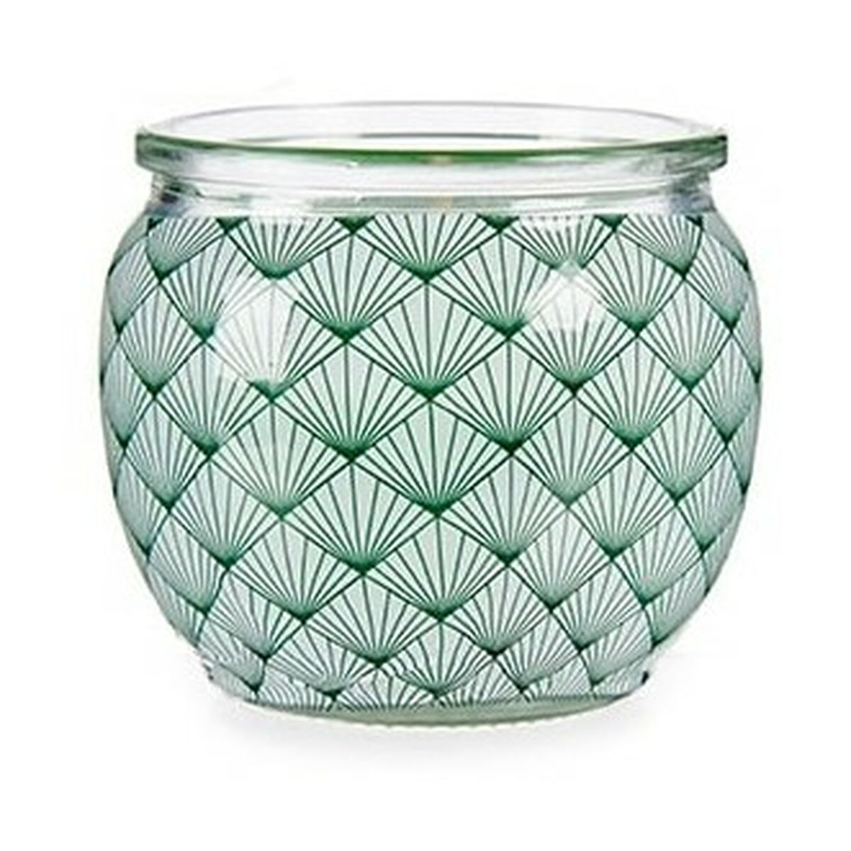 Tuoksukynttilä kuusi, lasipurkissa 12 kpl - vihreä, 20 h polttoaika, lahjasetti