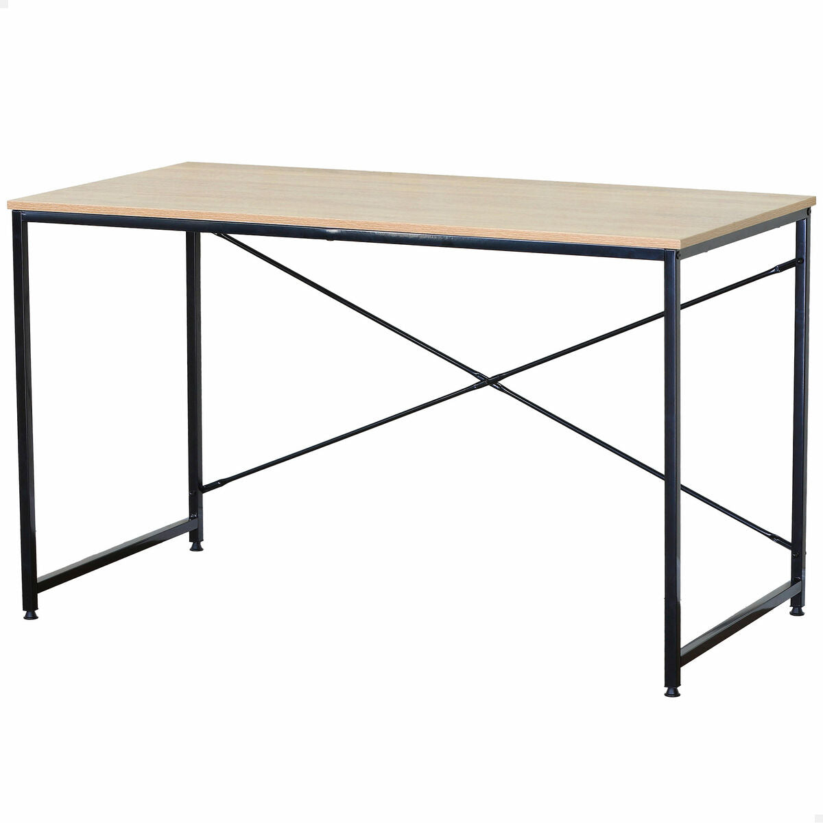 Työpöytä 120 x 71 x 60 cm teräsrunko, melamiinipinta minimalistinen kotitoimistoon