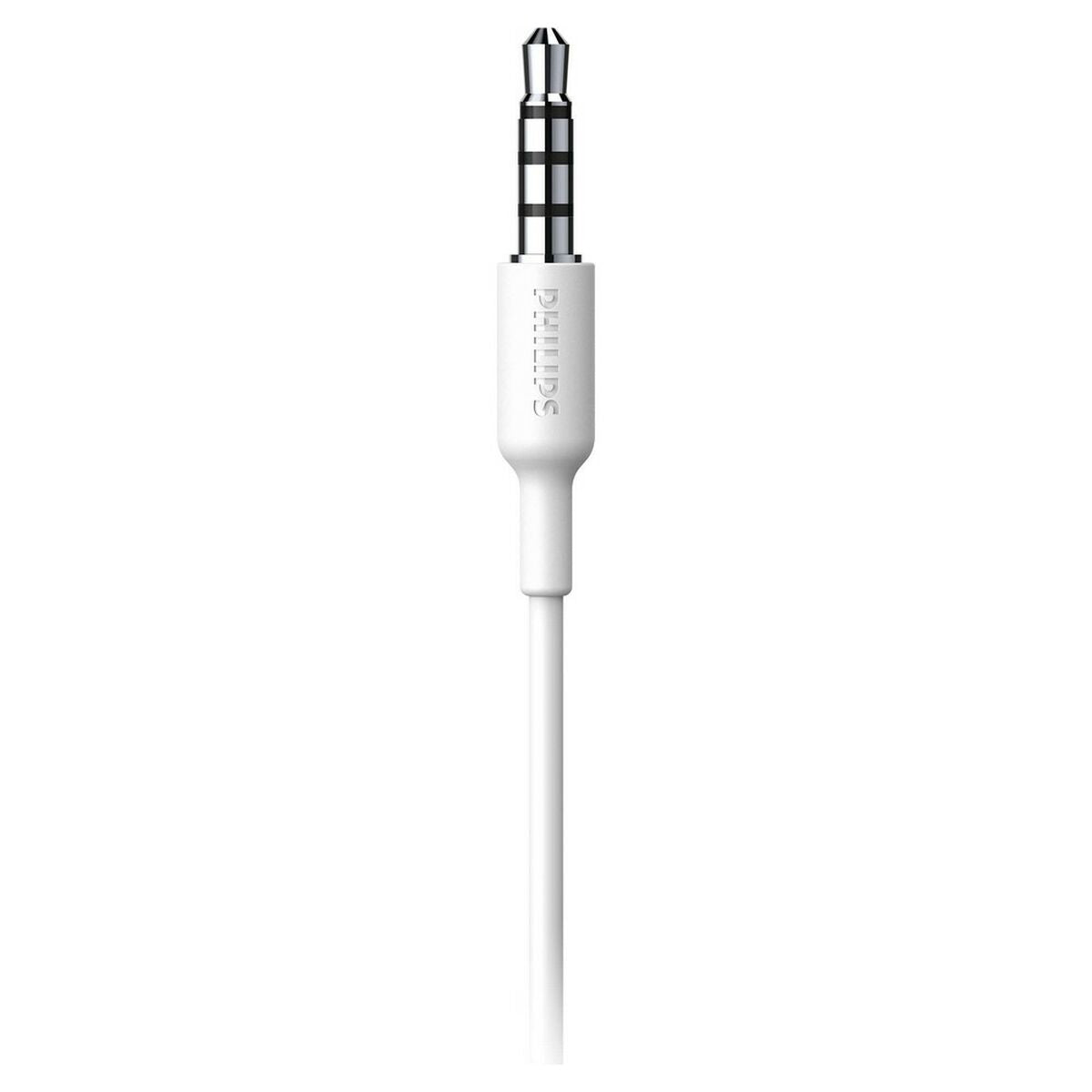 Urheilukuulokkeet korvakoukulla, langallinen 3,5 mm, mikrofoni, IPX2, valkoinen