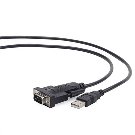 USB RS232 -adapteri 1,5 m, USB-A - DB9 9-pin uros, Windows macOS Linux