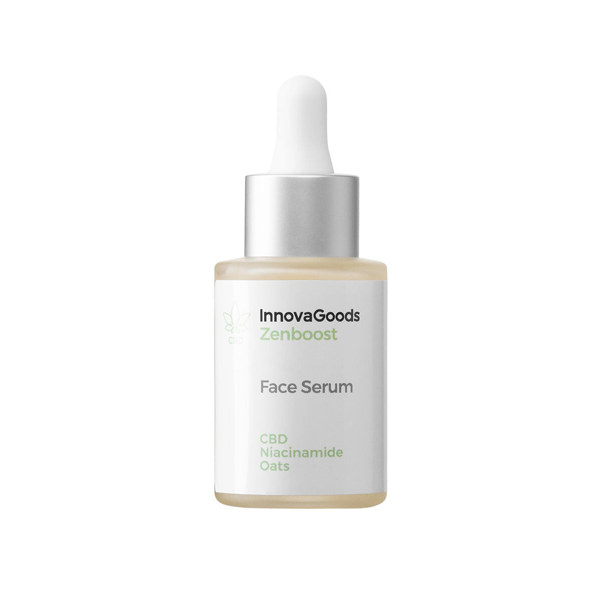 CBD kasvoseerumi, herkälle iholle 30 ml - niasiinihappo & hyaluronihappo, kaura – päivittäinen käyttö THC-vapaa – kuva 5