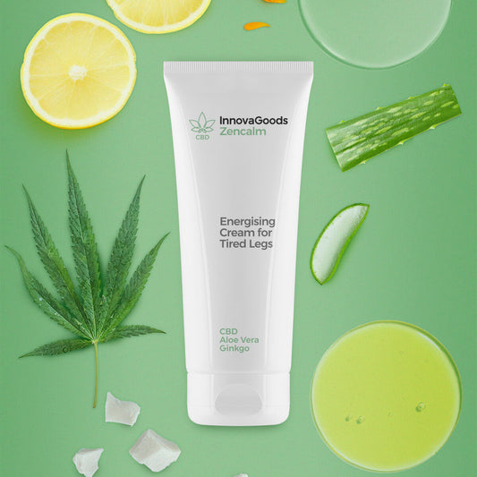 Voide väsyneille jaloille, CBD energisoiva 200 ml, sopii herkälle iholle – CBD-voide matkalle – kuva 1
