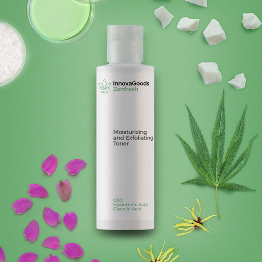 Kuoriva kasvovesi, kosteuttava CBD 150 ml - herkälle & punoittavalle iholle – herkälle iholle hyaluronihappo – kuva 1