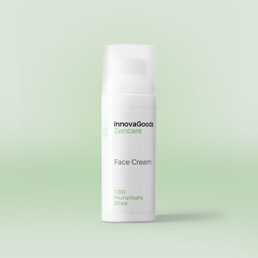 Kosteuttava kasvovoide CBD 50 ml, herkälle & kuivalle iholle, vegaaninen – CBD-voide rauhoittava – kuva 1