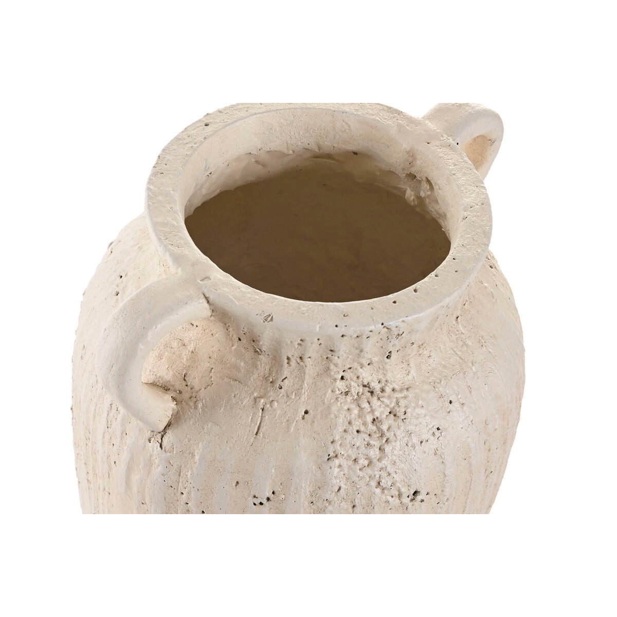 Maljakko valkoinen, magnesium antiikkipinta 37,5 cm – korkea sisustusmaljakko