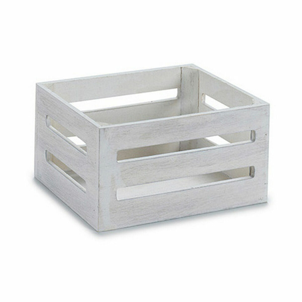 Valkoinen puulaatikko 16 x 8 x 11 cm, koriste- ja säilytyslaatikko, 60 kpl