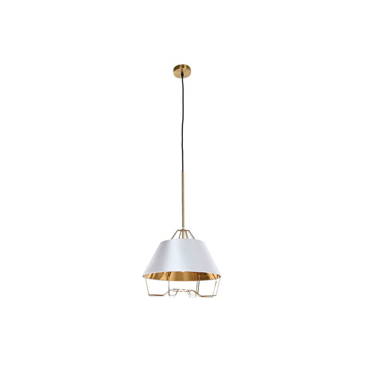 Riippuvalaisin valkoinen & kulta, moderni E27 50 W 38×38×32 cm