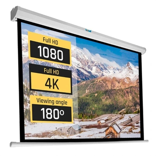 Valkokangas 92\" manuaalinen 16:9, 203×114 cm mattapinta, seinälle IGG319291