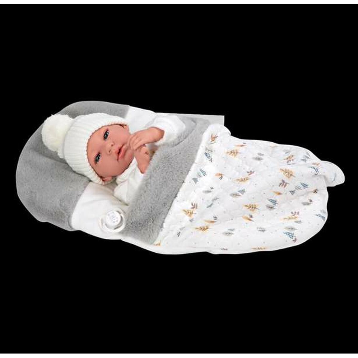 Vauvanukke 40 cm realistinen nukke, mukana tarvikkeet, lapsille 3+ Arias