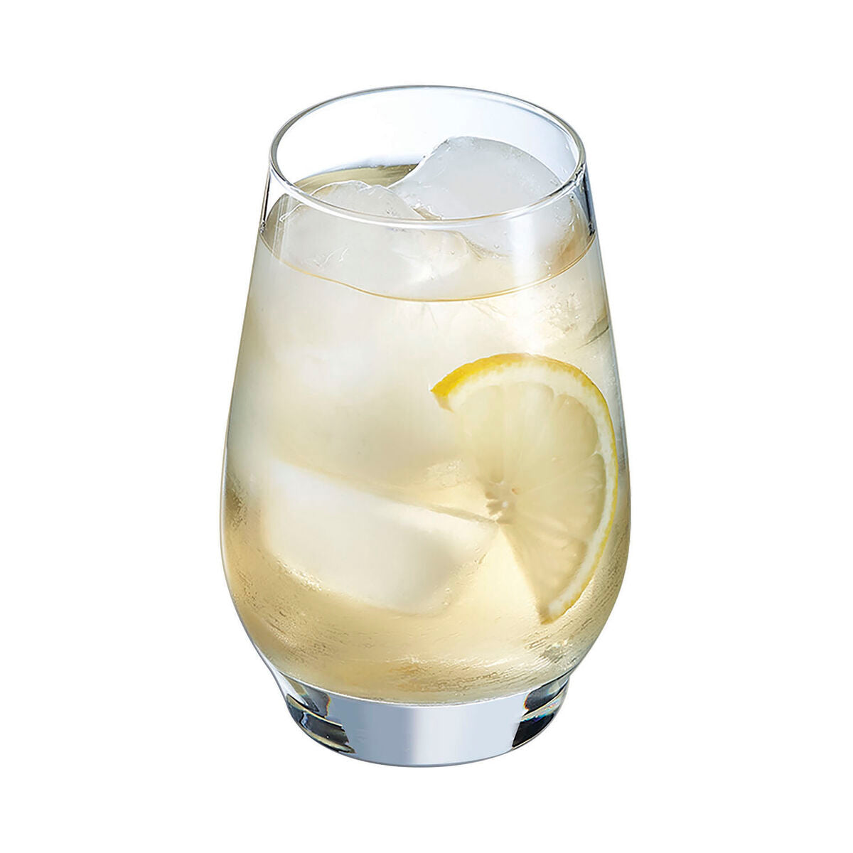 Vesilasi 370 ml, 6 kpl läpinäkyvä moderni lasisetti, juomille & ruokailuun