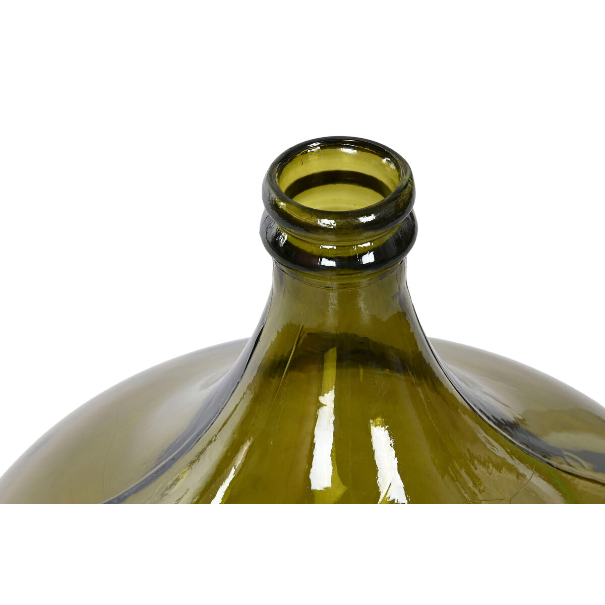 Vihreä maljakko, karaistu lasi 34 L 36×36×56 cm, pullonmuotoinen koristepullo