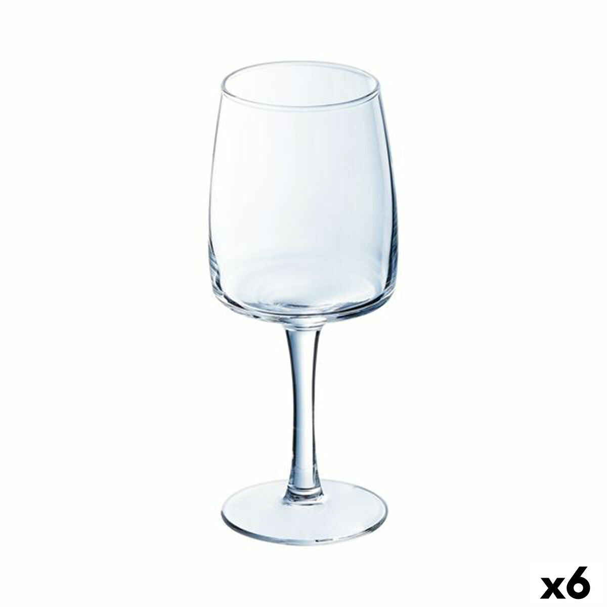 Viinilasi 240 ml astianpesukoneeseen, 6 kpl läpinäkyvä elegantti lasi Luminarc