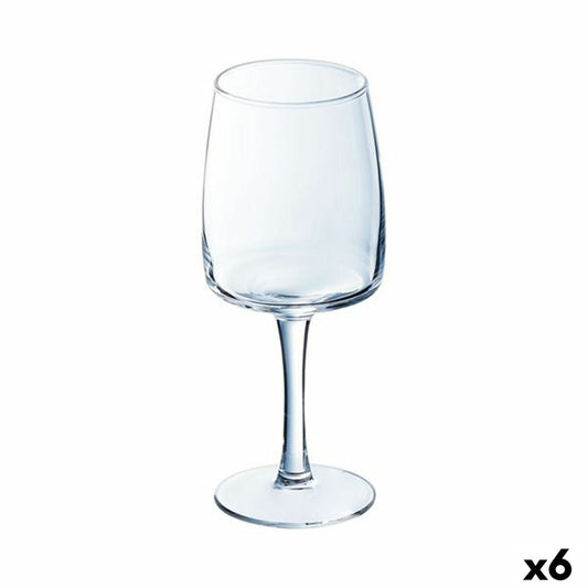 Viinilasi 240 ml astianpesukoneeseen, 6 kpl läpinäkyvä elegantti lasi Luminarc