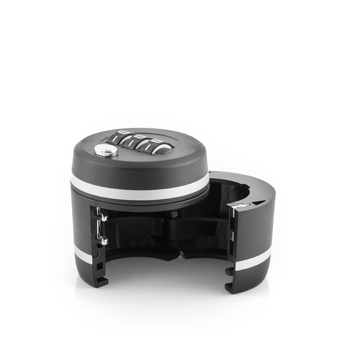 Viinipullon lukko, yhdistelmälukko 3-numeroa, kompakti, sopii kaulalle Ø28 mm