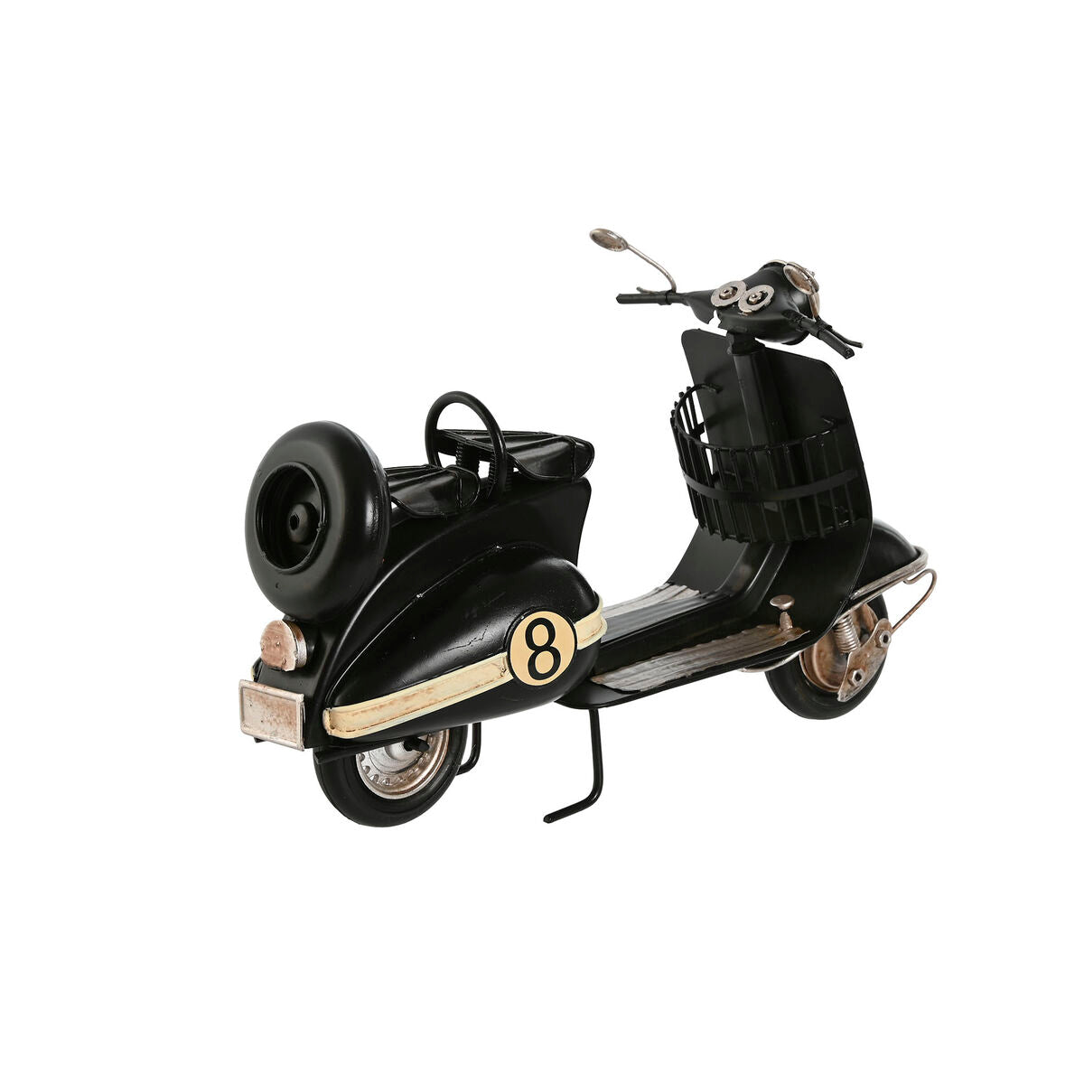 Skootteri koriste vintage, 3 kpl - valkoinen, musta & vihreä, 26x10x16,5 cm